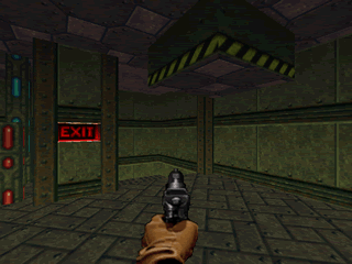 Taking the Soul Sphere in Doom 64 map 32, HECTIC