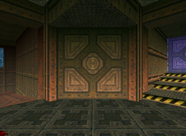 Doom 64 level image: First-person view (FPV)