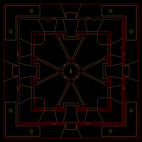 Doom 64 map image (click to rotate)