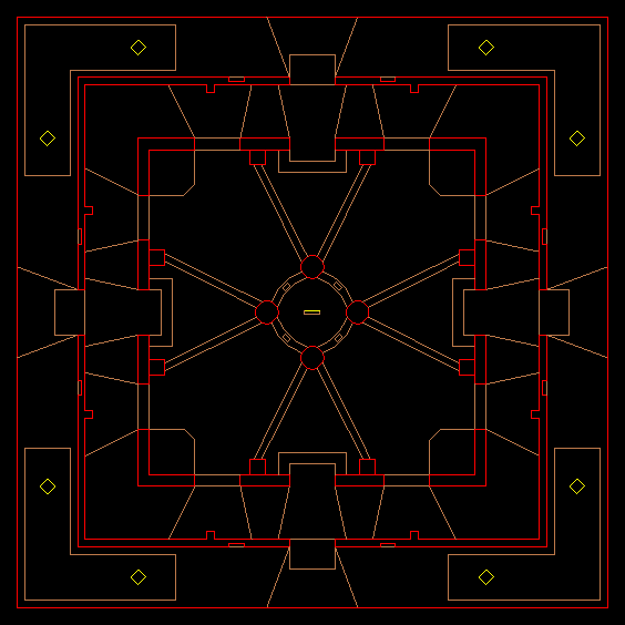 Doom 64 map image (click to rotate)