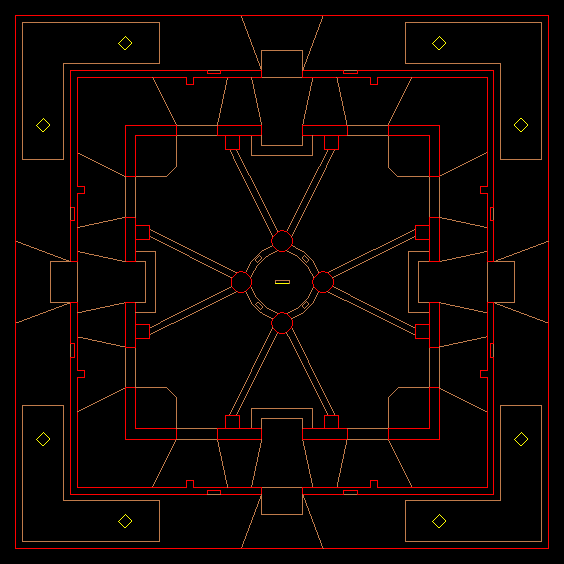 Doom 64 map image (click to rotate)