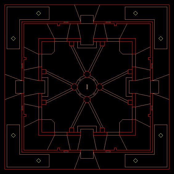 Doom 64 map image (click to rotate)