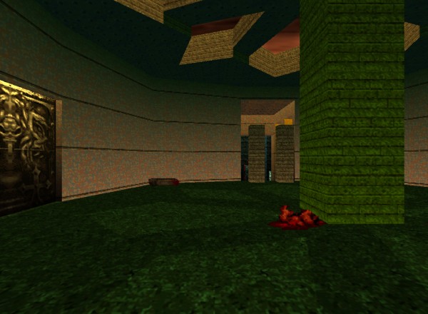 Doom 64 level image: First-person view (FPV)