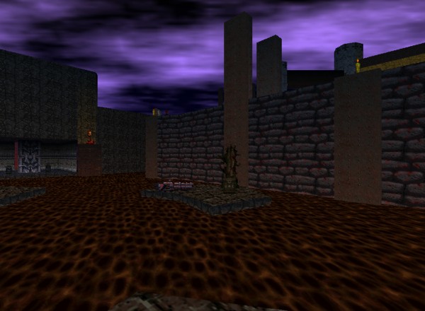 Doom 64 level image: First-person view (FPV)