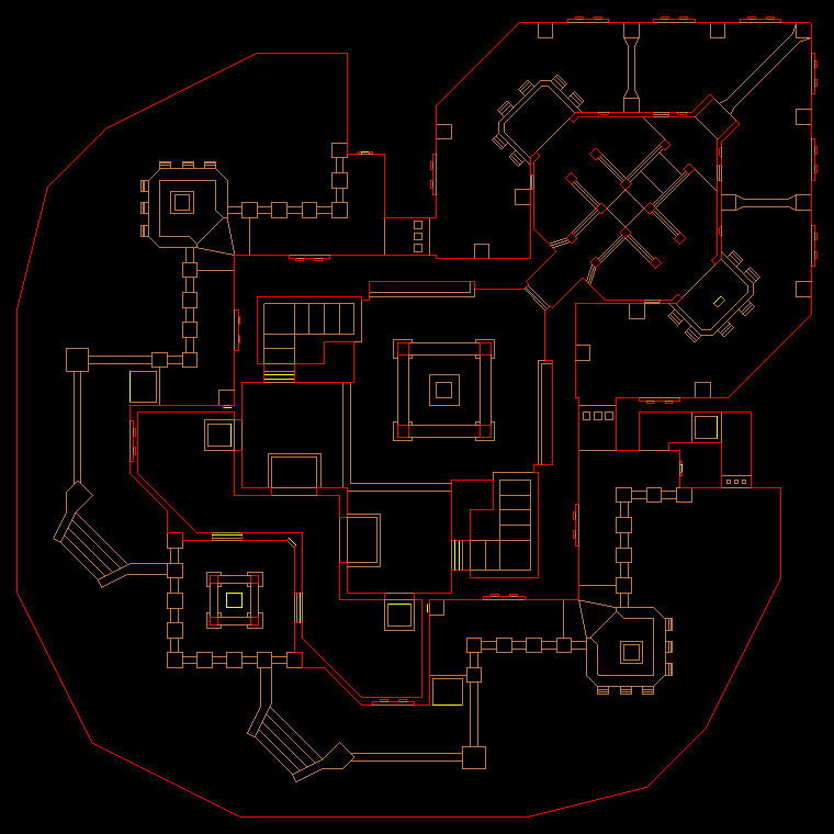 Doom 64 map image (click to rotate)