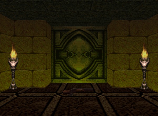 Doom 64 level image: First-person view (FPV)