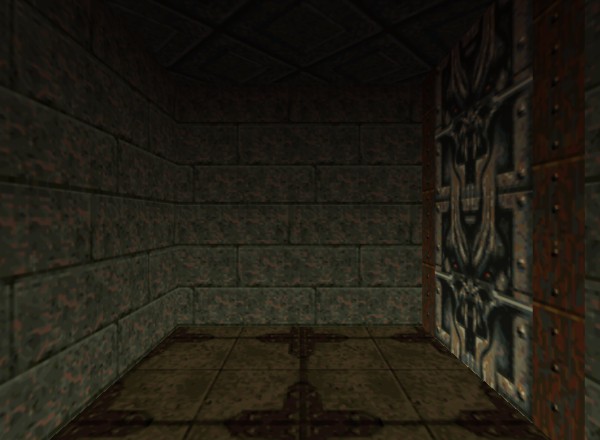 Doom 64 level image: First-person view (FPV)