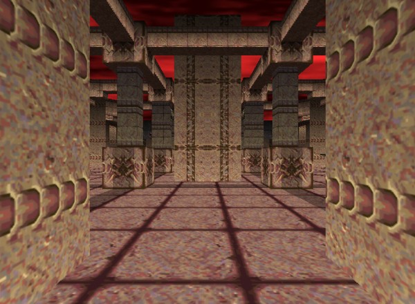 Doom 64 level image: First-person view (FPV)