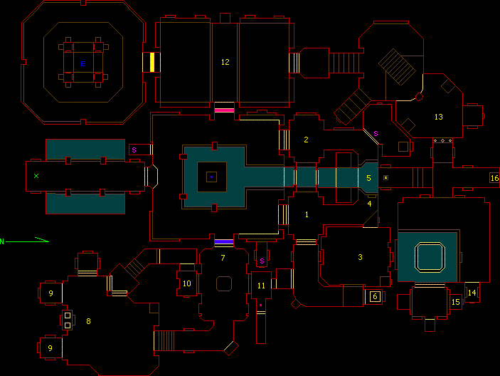 Doom 64 TC level 07: Nukage Facility