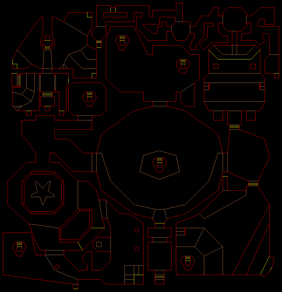 PlayStation Doom level 22, LIMBO: Level map