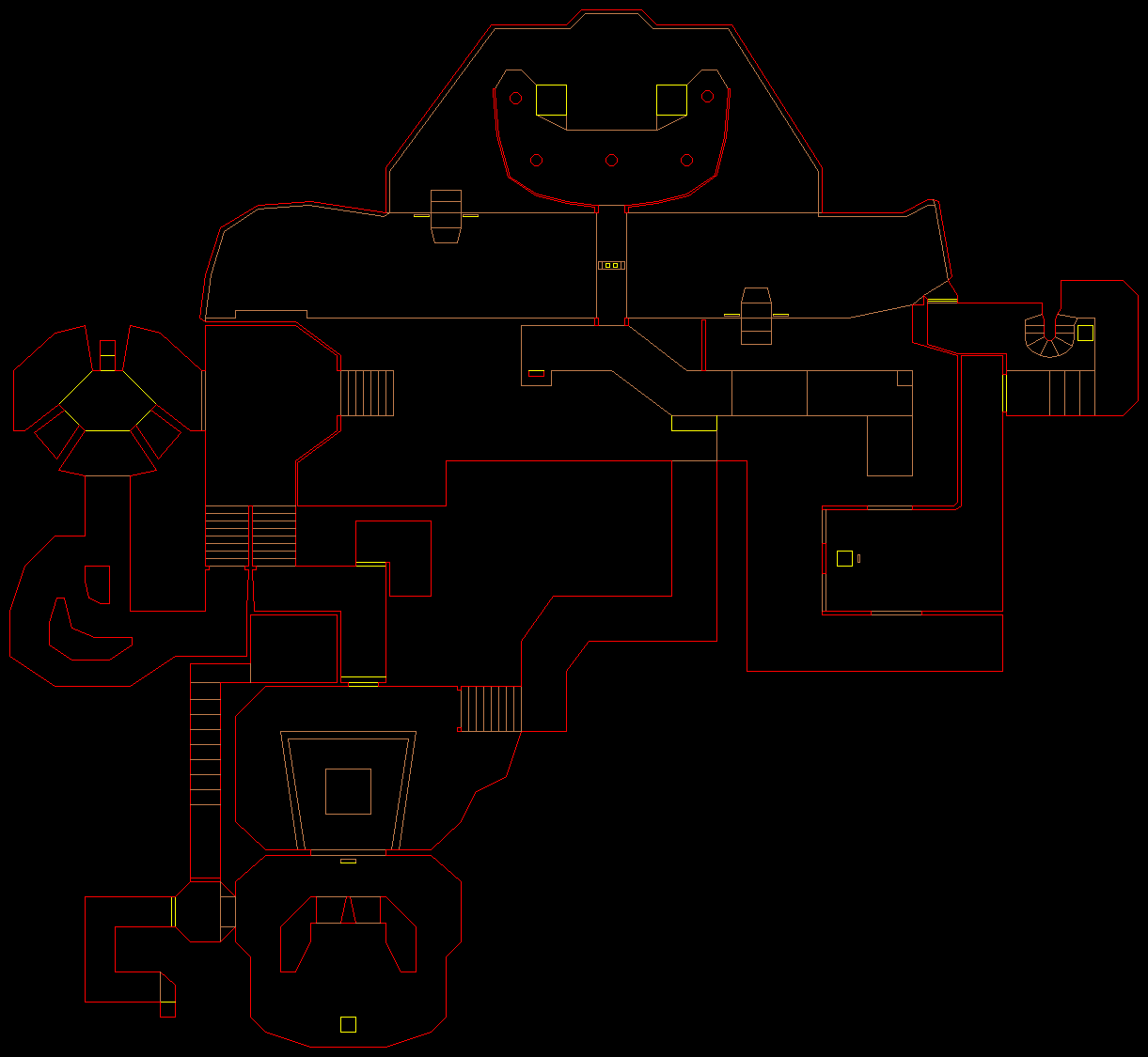 PlayStation Doom level 26, SEVER THE WICKED: Level map