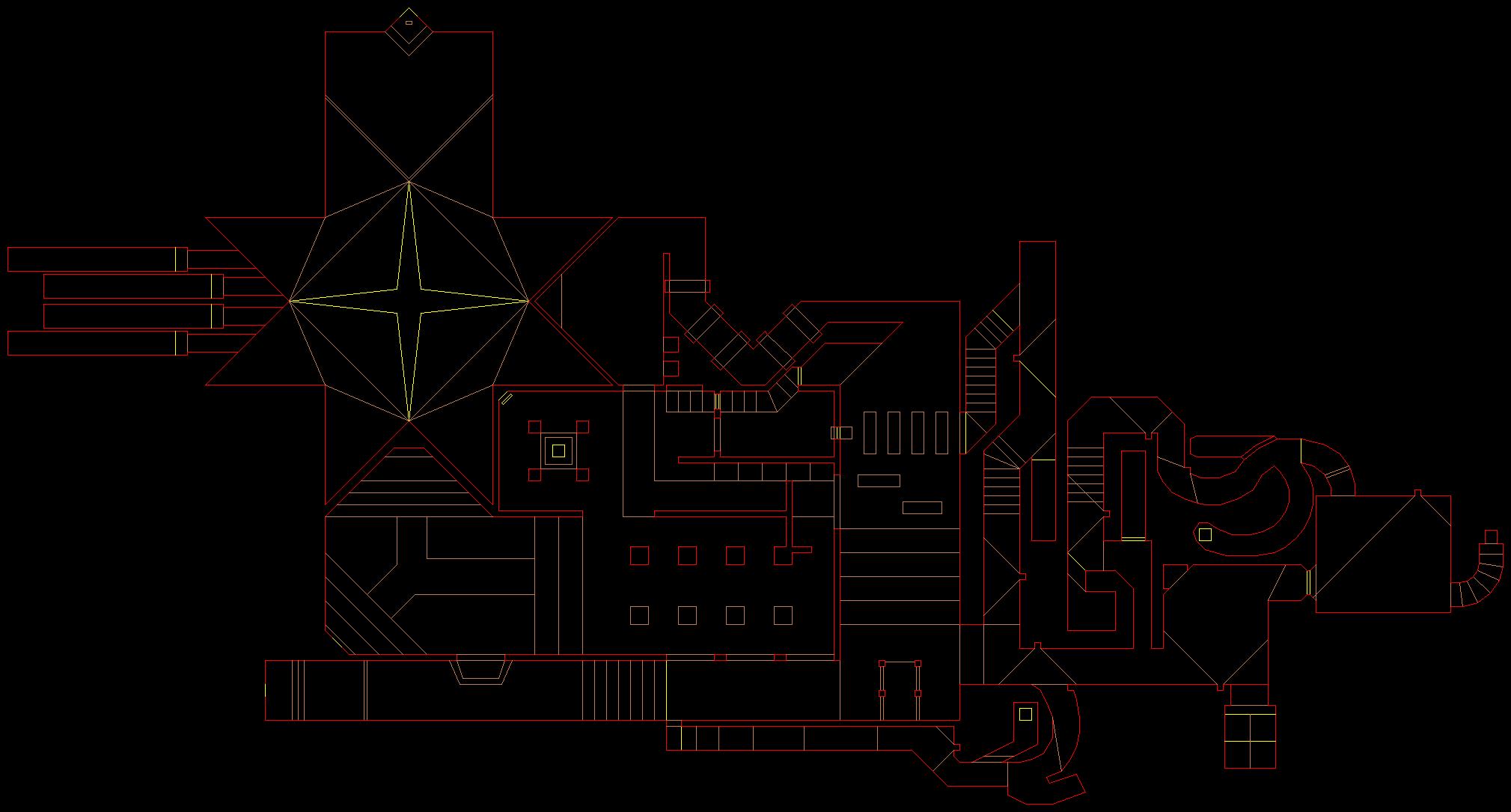 PlayStation Doom level 30, THRESHOLD OF PAIN: Level map