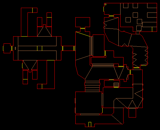 PlayStation Doom level 34, THE FOCUS: Level map