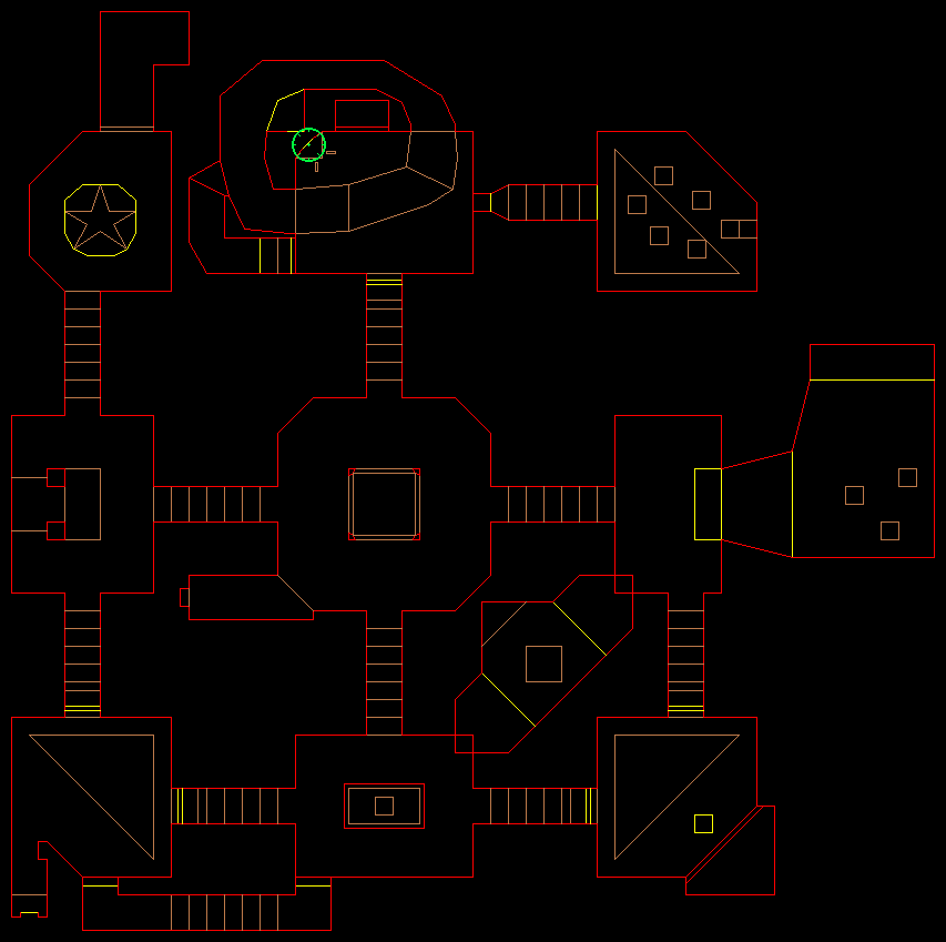 PlayStation Doom level 56, THE MILITARY BASE: Exit(s)