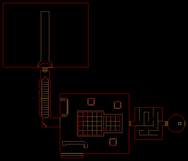 PlayStation Doom level 59, CLUB DOOM: Level map