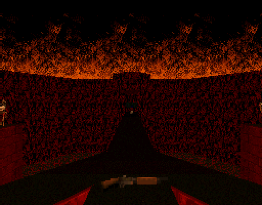 PlayStation Final Doom level 24, HECK: Start screen